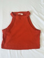Girls Burnt Orange Vest Top - Age 14 - 220 Girls' Undershirt price