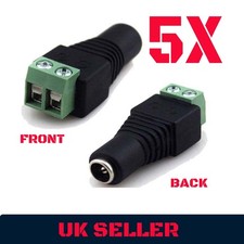 5X DC Power Connector CCTV Female  12v CABLE ADAPTOR Security SOCKET DVR System Security Systems Adapter price