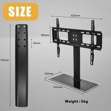 Universal Height Adjustable VESA Mount Table TV Stand for 32~65 inch TVs TV Unit / Stand price