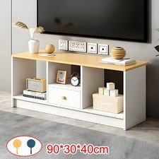 90CM Wooden Storage TV Cabinet Living Room Media Cabinet 3 Shlef TV Unit Stand TV Unit / Stand price