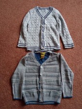 Gorgeous Boys Cardigans Age 1-2 Years Grey And Navy Boys' Cardigans price