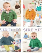 Sirdar Knitting Patterns - Baby Boys cardigans (DK) Boys' Cardigans price