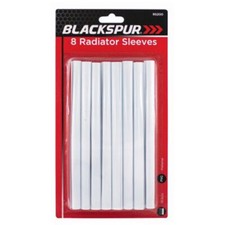 15.6cm White Radiator Pipe Covers Blackspur Sleeves Shrouds Snap Around Pipes Radiator price