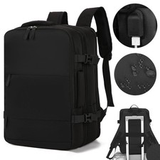 15.6 inch Laptop Backpack Waterproof USB Large Rucksack Men Travel Briefcase Bag Briefcase price