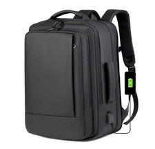 15.6" Laptop Backpack Waterproof USB Rucksack Large Briefcase Travel Luggage Bag Briefcase price