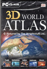 3D World Atlas Video Games Windows 98 (2002) Atlas & Map Software price