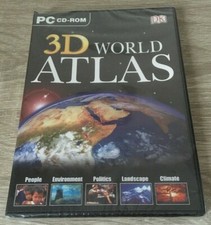 NEW 3D World Atlas PC CD ROM GAME BNIW NEW SEALED Atlas & Map Software price