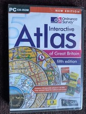 Interactive Atlas of Great Britain,  New Fifth Edition - PC Software, New Sealed Atlas & Map Software price
