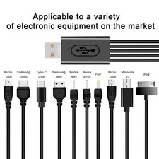 10 in 1 Universal USB Charger Cable For Mobile Phones iPhone Mp3 Nokia Samsung Mobile Phone Charger price