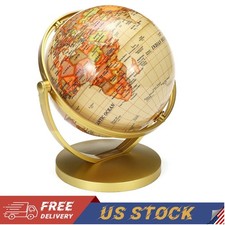 720° WORLD GLOBE EARTH Map Rotating Geography Ocean Classroom Learning Desktop Map & Globe price