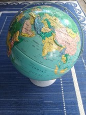 Nystrom Political Globe Map No.34-37 16inch Excellent Condition Raised Terrain Map & Globe price