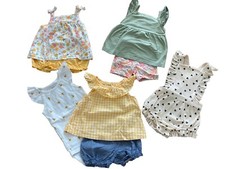 Girls 18 Month Summer Clothes Lot Of 5, Shorts And Sleeveless Shirt Sets Girls' Clothing Set price