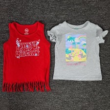 Girls Clothing Lot 4 Wonder Nation Liberty Tank Top & Garanimals Toucan Bay Set Girls' Clothing Set price