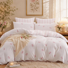 Girls Comforter Set Queen Size,3 Pieces Pink Bow Ties Comforter Bedding Sets Rev Girls' Clothing Set price