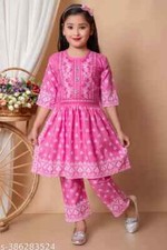 Girls Printed Naira sets girls clothing set girls summer wear Free shipping Girls' Clothing Set price