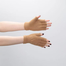 Winter Fingerless Gloves Open Finger Black Soft Warm Knitted Glove Unisex *AUS* Women's Gloves price