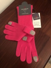 NWT Womens Cashmere Gloves Touch Screen Knit Stretch Soft Washable One Size $78 Women's Gloves price