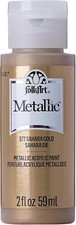 Non-Toxic 2 oz Metallic Acrylic Paint in Brilliant Sahara Gold for DIY Projects Acrylic Paint price