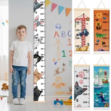 Canvas Kids Growth Height Chart Wall Hanging Measuring Ruler Nursery Décor Height Measure price