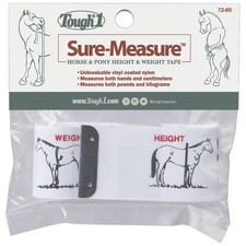 Tough 1 Sure Measure Horse and Pony Height/Weight Tape One Size, WHITE Height Measure price