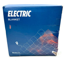 Bedsure Get Cozy Electric Heating Blanket Solid Flannel: 50 X 60 Inches Electric Blankets price
