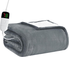 Heated Electric Throw Blanket - 50"x60", 10 Heat Levels, Auto Off, Gifts Electric Blankets price
