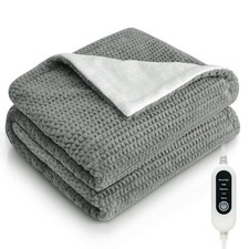 Electric Heated Blanket Throw with 5 Heat Settings 50x60 Soft Flannel Warm Electric Blankets price