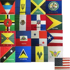 Choose " Country Flag " Design Bandana 100% COTTON 22 X 22" Headwrap Scarf Unisex Scarf price