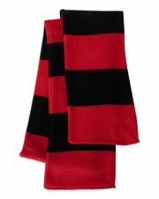 Sportsman Unisex 100% Acrylic One Size Rugby-Striped Knit Scarf - SP02 Unisex Scarf price