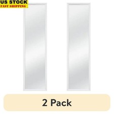 Full Length Rectangular White Mirror 49 Inch Slim Frame Home Decor Wall Hanging Framed Mirror price