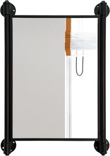 Industrial Pipe Mirror for Bathroom,Rectangle Iron Wall Mirrors for Living Room Framed Mirror price