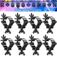 2-12 Pack 220lbs Heavy Duty Stage Lighting Clamps DJ Light Truss Clamp Set Black DJ Set price