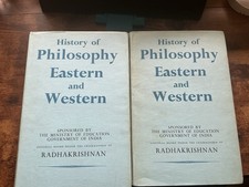 History Philosophy Eastern Western Radhakrishnan 1953 2 Vol 1st DJ Set DJ Set price