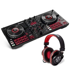 DJ Controller Bundle - DJ Set with 4 Decks, DJ Mixer, Audio Interface, Jog Wh... DJ Set price