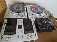 Vestax 2214/m.v.p Turntable Pair CDX-16 CD Player Numark DM1001X DJ Mixer Set DJ Set price