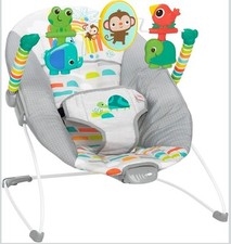 Bright Starts Playful Paradise Vibrating Baby Bouncer Unisex Brand New in Box Baby Bouncer Cover price