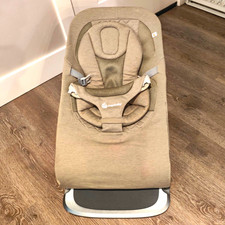 Ergobaby Beige Baby Bouncer Seat w/ Harness, Portable Washable Cover Infant Baby Bouncer Cover price