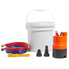Uimoso Tankless Water Heater Flushing Descale Kit with Pump & 3.7 Gallon Pail Combi Boiler Accessories price