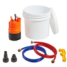 Uimoso Tankless Water Heater Flushing Descale Kit with Pump & 3.7 Gallon Pail Combi Boiler Accessories price