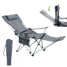 Camping Chair with Footrest, Outdoor Folding Camping Chair, Lawn Chair Folding Chair price