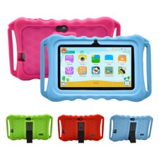 7 in Tablet PC For Kids 64GB Android 9.0 Quad-Core Dual Cameras WiFi Bundle Case Tablet PC price