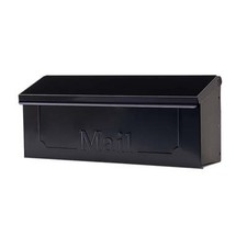 Mailboxes Townhouse Galvanized Steel, Small, Wall-Mount Mailbox in Black Mailbox price