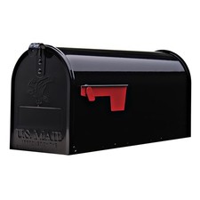 Architectural Mailboxes Elite Black, Large, Steel, Post Mount Mailbox Mailbox price