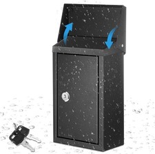 Metal Locking Mailbox Wall Mount Key Drop Mailbox for Outside Suggestion Box Mailbox price