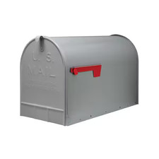 Stanley Gray, Extra Large, Steel, Post Mount Mailbox | Steel Gibraltar Rural Mailbox price