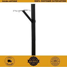 Steel Drive-In, Top Mount, Mailbox Post Kit, Black Mailbox price