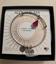 ALEX AND ANI Light Siam Crystal Passion Bangle Charm Bracelet Swarovski Red wBOX Swarovski Bracelet price