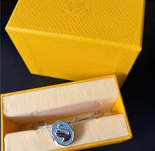 Swarovski Double Layer Bracelet w/ Swan Decal and Crystals Swarovski Bracelet price