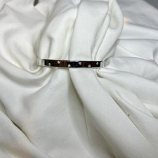 Swarovski Random/Chaton Bangle Silver With Clear Crystals Swarovski Bracelet price