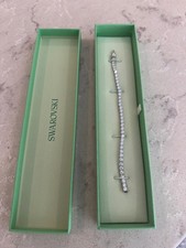 Authentic Swarovski Bracelet White Rhodium Plated Excellent condition Swarovski Bracelet price